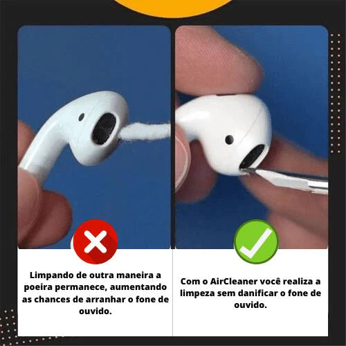 Limpador Multifuncional para Fones de Ouvido- AirCleaner - GZCO