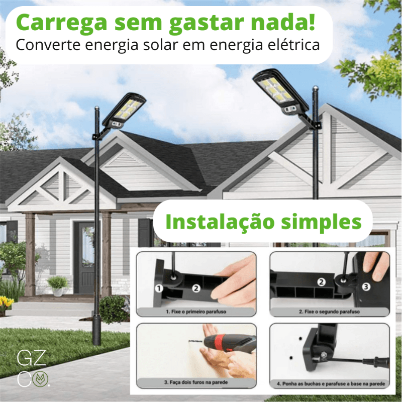 Ultra Refletor Solar LED Sustentável - GZCO