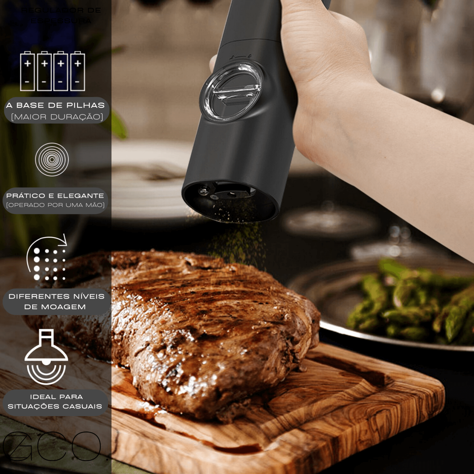 Moedor Automático De Temperos [Compre 1 e Leve 2] - GZCO