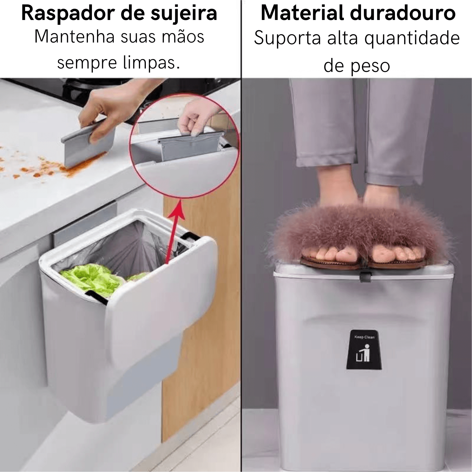 Lixeira Suspensa Multiuso - GZCO