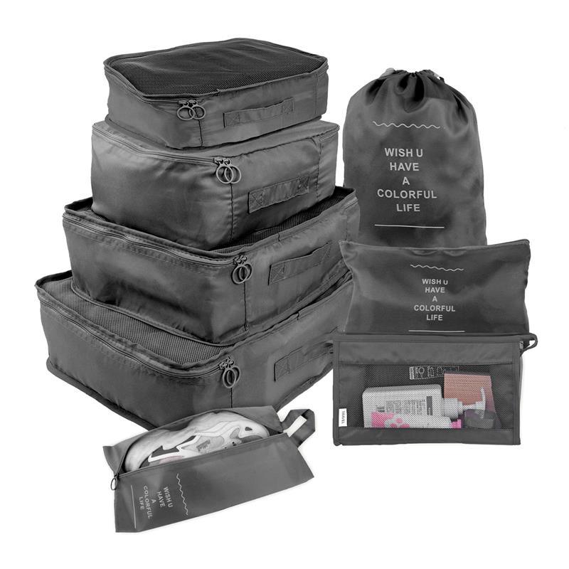 KIT 8 BOLSAS ORGANIZADORAS À PROVA D'ÁGUA - GZCO