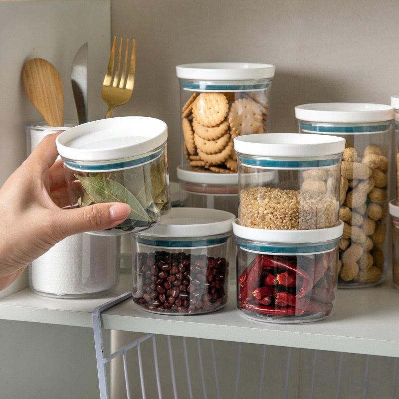 Potes Herméticos Incolores Organizadores de Alimento - GZCO