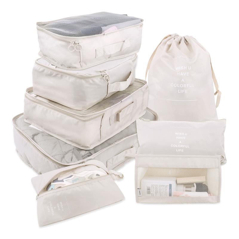 KIT 8 BOLSAS ORGANIZADORAS À PROVA D'ÁGUA - GZCO