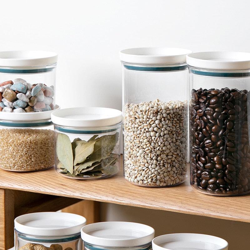 Potes Herméticos Incolores Organizadores de Alimento - GZCO