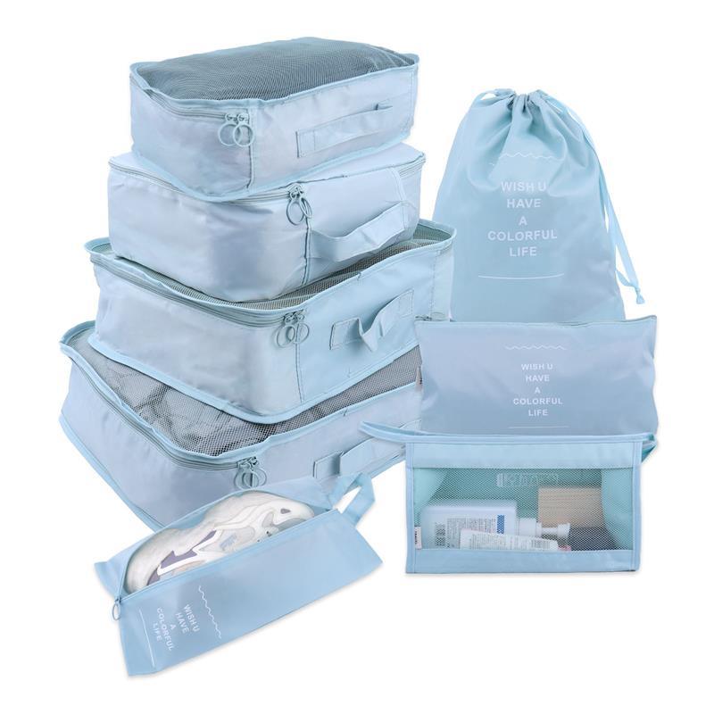 KIT 8 BOLSAS ORGANIZADORAS À PROVA D'ÁGUA - GZCO