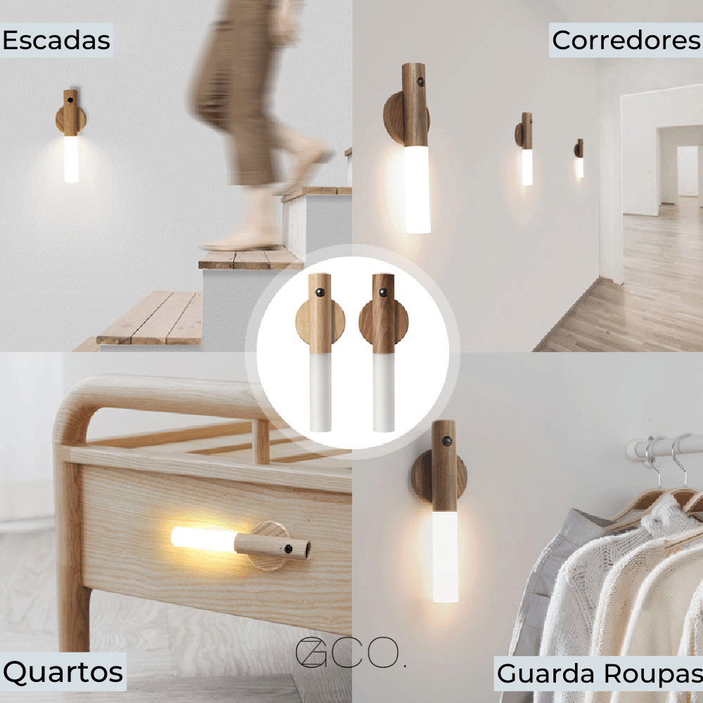 Smart Candle - LED Recarregável Portátil com Sensor de Presença - GZCO
