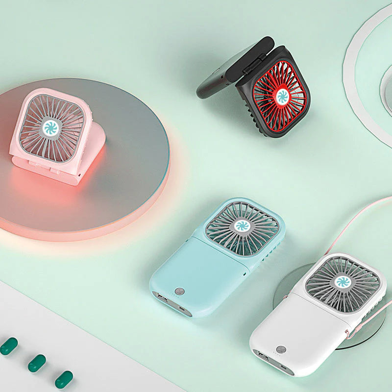 Mini Ventilador Multifunções Portátil - GZCO