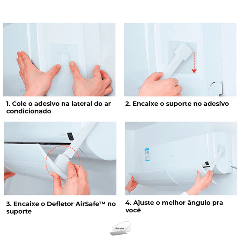 Defletor de Ar Condicionado Ajustável - GZCO